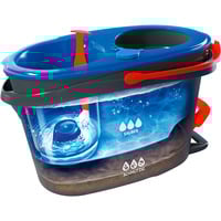 Vileda Set H2PrO Spin Mop, Tergipavimento Nero/Rosso