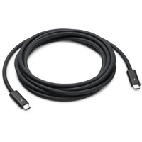 Apple Thunderbolt 4 Pro Cable (3 m) Nero, Maschio, Maschio, 3 m, Nero, 40 Gbit/s, 100 W