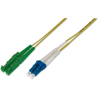 Digitus Cavo patch LWL duplex, connettore E2000 (8° APC) > LC (UPC), singlemode OS2 giallo
