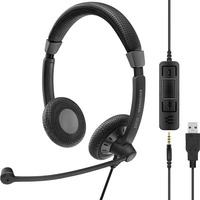 | SENNHEISER SC 75 USB MS Cuffia Padiglione auricolare Connettore 3.5 mm USB tipo A Nero, Headset | SENNHEISER SC 75 USB MS Cuffia Padiglione auricolare Connettore 3.5 mm USB tipo A Nero, Headset