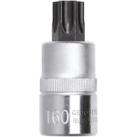 GEDORE Inserto per chiave a bussola esagonale rossa, 1/2", chiave combinata   cromo