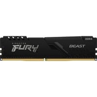 Kingston FURY FURY Beast 32GB 3600MT/s DDR4 CL18 DIMM Black, Memoria Nero, 32 GB, 1 x 32 GB, DDR4, 288-pin DIMM