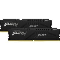 Kingston FURY FURY Beast 32 GB 5200 MT/s DDR5 CL40 DIMM (Kit da 2) Black, Memoria Nero, 32 GB, 2 x 16 GB, DDR5, 288-pin DIMM