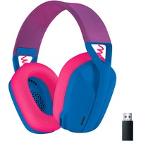 Logitech G435 LIGHTSPEED, Cuffia da gioco blu