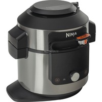 Ninja Foodi 14 in 1 SmartLid Multicooker, Multi fornello accaio/Nero