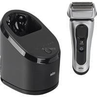 Procter & Gamble Series 8 8567cc Rasoio Trimmer Nero, Argento argento/Nero, Rasoio, Nero, Argento, Batteria, Batteria integrata, 60 min, 1 h