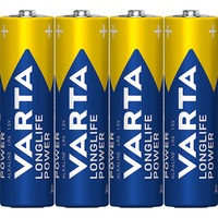 Varta -4906/TR Batterie per uso domestico Batteria monouso, Stilo AA, Alcalino, 1,5 V, 4 pz, 50,5 mm
