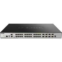 D-Link DGS-3630-28TC switch di rete Gestito L3 Gigabit Ethernet (10/100/1000) 1U Nero, Interruttore Gestito, L3, Gigabit Ethernet (10/100/1000), Full duplex, Montaggio rack, 1U