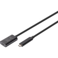 Digitus Cavo di prolunga attivo USB 3.2 Gen 2, connettore USB-C > presa USB-C Nero