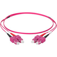 Digitus Cavo patch LWL, duplex, connettore SC > SC, multimodo OM4 viola