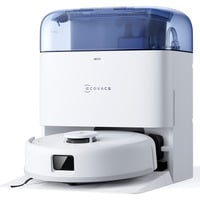 ECOVACS DEEBOT mini Robot Aspirapolvere Lavapavimenti, 9000Pa, ZeroTangle 2.0, TrueMapping 2.0, Asciugatura ad Aria Calda 45°C, Svuotamento Automatico, Lavaggio Profondo Intelligente, Blue, Aspirazione robot bianco/Blu, 9000Pa, ZeroTangle 2.0, TrueMapping 2.0, Asciugatura ad Aria Calda 45°C, Svuotamento Automatico, Lavaggio Profondo Intelligente, Blue, Senza sacchetto, Blu, Bianco, Rotondo, Sacchetto per la polvere, Carica, Purification, 55 dB