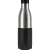 Emsa Bludrop Sleeve N3111100 borraccia Uso quotidiano 700 ml Acciaio inox Nero, Acciaio inox, Thermos Nero, 700 ml, Uso quotidiano, Nero, Acciaio inox, Acciaio inox, 12 h, 6 h