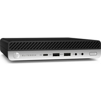 HP EliteDesk 800 G4 DM ricondizionato, Mini-PC Nero/Argento