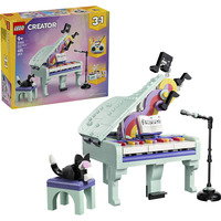 LEGO Creator Pianoforte decorativo 3 in 1 con gatto, Giochi di costruzione 