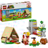LEGO Super Mario In campeggio con Capitan Toad, Giochi di costruzione Set da costruzione, 6 anno/i, Plastica, 159 pz, 247 g