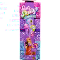 Mattel Barbie Party Unboxed Barbie Glam Party Serie - bambola rossa 