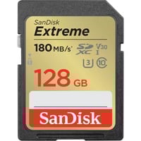 SanDisk Extreme 128 GB SDXC UHS-I Classe 10, Scheda di memoria 128 GB, SDXC, Classe 10, UHS-I, 180 MB/s, 90 MB/s