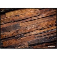 Sharkoon SKILLER SFM12 Wood, Tappetino protettivo marrone