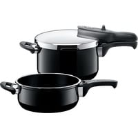 Silit Set di pentole a pressione Silargan Sicomatic t-Plus Nero