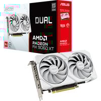 ASUS Dual -RX9060XT-16G-WHITE AMD Radeon RX 9060 XT 16 GB GDDR6, Scheda grafica bianco, Radeon RX 9060 XT, 16 GB, GDDR6, PCI Express 5.0, 2 ventola(e)