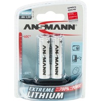 Ansmann Mignon AA/FR6 Batteria monouso Alcalino argento, Batteria monouso, Alcalino, 1,5 V, 2 pz, Argento, AA/FR6