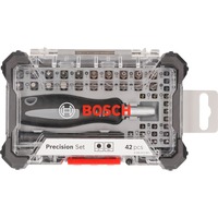 Bosch Set di punte per cacciavite PB SDB, con punte di precisione e standard, Set di bit grigio/Nero