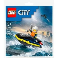 LEGO City Jet ski della polizia, Giochi di costruzione Set da costruzione, 5 anno/i, Plastica, 29 pz, 37 g