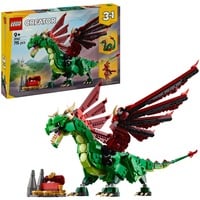 LEGO Creator Drago medievale, Giochi di costruzione Set da costruzione, 9 anno/i, Plastica, 715 pz, 944 g