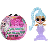 MGA Entertainment L.O.L. Surprise Mermaids! Makeover Magic Baby Sisters, Gioco figura 