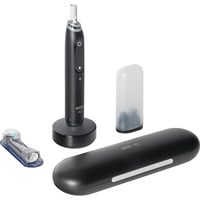 Procter & Gamble Oral-B iO Series 10 Luxe Edition, Spazzolino da denti elettrico Nero, Adulto, Spazzolino a vibrazione, Cura quotidiana, Super sensitive, Cura gum, Tongue care, Intenso, Sensibile, Sbiancante, Nero, Nero, Rotondo