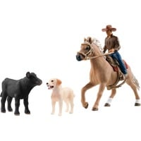 Schleich Farm World Western Riding Adventures, Gioco figura 3 anno/i, Multicolore