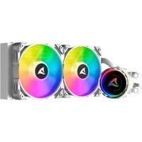 Sharkoon S80 RGB White AIO 240mm, Raffreddamento ad acqua bianco