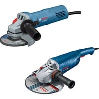 Bosch GWS 22-230 J + GWS 880 smerigliatrice angolare 23 cm 6500 Giri/min 2200 W 5,5 kg blu, 6500 Giri/min, 23 cm, AC, 5,5 kg