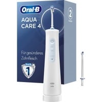 Braun AquaCare 4 Idropulsori, Cura orale bianco, Bianco, Irrigatore orale senza fili, Spazzolino rotante-oscillante, Pulsanti, Batteria, 159 mm