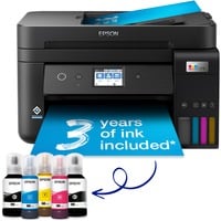 Epson EcoTank ET-4850 Nero, Ad inchiostro, Stampa a colori, 4800 x 1200 DPI, A4, Stampa diretta, Nero