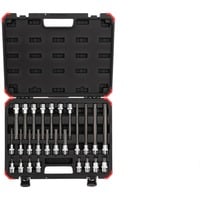 GEDORE inserti per cacciavite rossi 1/2" XZN, chiave combinata   Nero/Rosso
