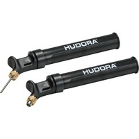 HUDORA Pompa per palloni In & Out 76192, Pompa di aria Nero
