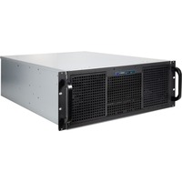 Inter-Tech 4U 40255 Supporto Nero, Grigio, Server case Nero, Supporto, Server, Nero, Grigio, ATX, EATX, micro ATX, Mini-ATX, Mini-ITX, SSI CEB, Acciaio, Allarme, HDD, Rete, Potenza