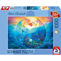 Schmidt Spiele Silvia Christoph: Yin & Yang nel regno degli animali marini, Puzzle 