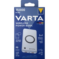 VARTA Powerbank wireless 15.000 bianco