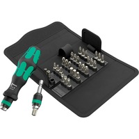 Wera Kraftform Kompakt 70 Universal, 32 pezzi, Set di bit Nero/Verde