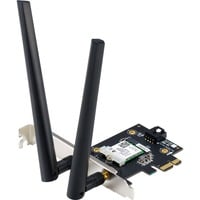 ASUS PCE-AXE5400 Interno WLAN 2402 Mbit/s, Adattatore Wi-Fi Interno, Cablato, PCI Express, WLAN, Wi-Fi 6E (802.11ax), 2402 Mbit/s