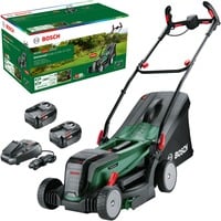 Bosch 37-550 Tagliaerba a spinta Batteria Nero, Verde, Rasaerba verde/Nero, Tagliaerba a spinta, 550 m², 37 cm, 2,5 cm, 7 cm, Lame rotanti