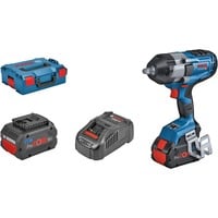 Bosch GDS 18V-1000 C Professional 1750 Giri/min Nero, Blu, Avvitatore blu/Nero, Cacciavite a percussione, Impugnatura a pistola, 1/2", Nero, Blu, 1750 Giri/min, 1300 Giri/min