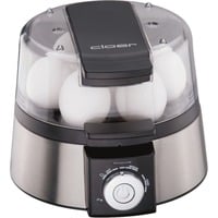 Cloer 6070 Pentolino per uova 7 uovo/uova 435 W Nero, Argento, Cuociuova accaio/Nero, 210 mm, 180 mm, 150 mm, 1,1 kg, 220 - 240 V