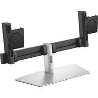 Dell Pro Dual-Monitorstandfuß MDS26, Base per monitor Nero/Argento