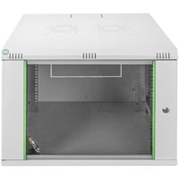 Digitus Alloggiamento a parete Serie Dynamic Basic - 600 x 450 mm (L x P), IT armadio grigio chiaro, Da parete, 7U, 60 kg, Lucchetti, Grigio