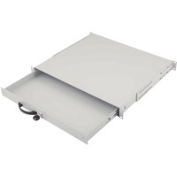 Digitus Cassetto per tastiera per armadi di rete e server, Archiviazione grigio, Grigio, 25 kg, 1U, Turchia, 48,3 cm (19"), 3,5 kg