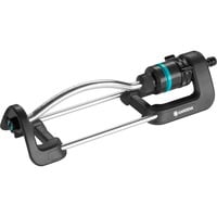GARDENA 18920-20 irrigatore Sistema di spruzzo d'acqua oscillante Nero, Argento, Spruzzatore Nero/Turchese, Sistema di spruzzo d'acqua oscillante, 220 m², Nero, Argento