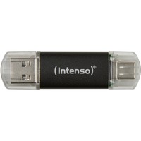 Intenso 3539490 unità flash USB 64 GB USB Type-A / USB Type-C 3.2 Gen 1 (3.1 Gen 1) Antracite antracite/trasparente, 64 GB, USB Type-A / USB Type-C, 3.2 Gen 1 (3.1 Gen 1), 70 MB/s, Cuffia, Antracite